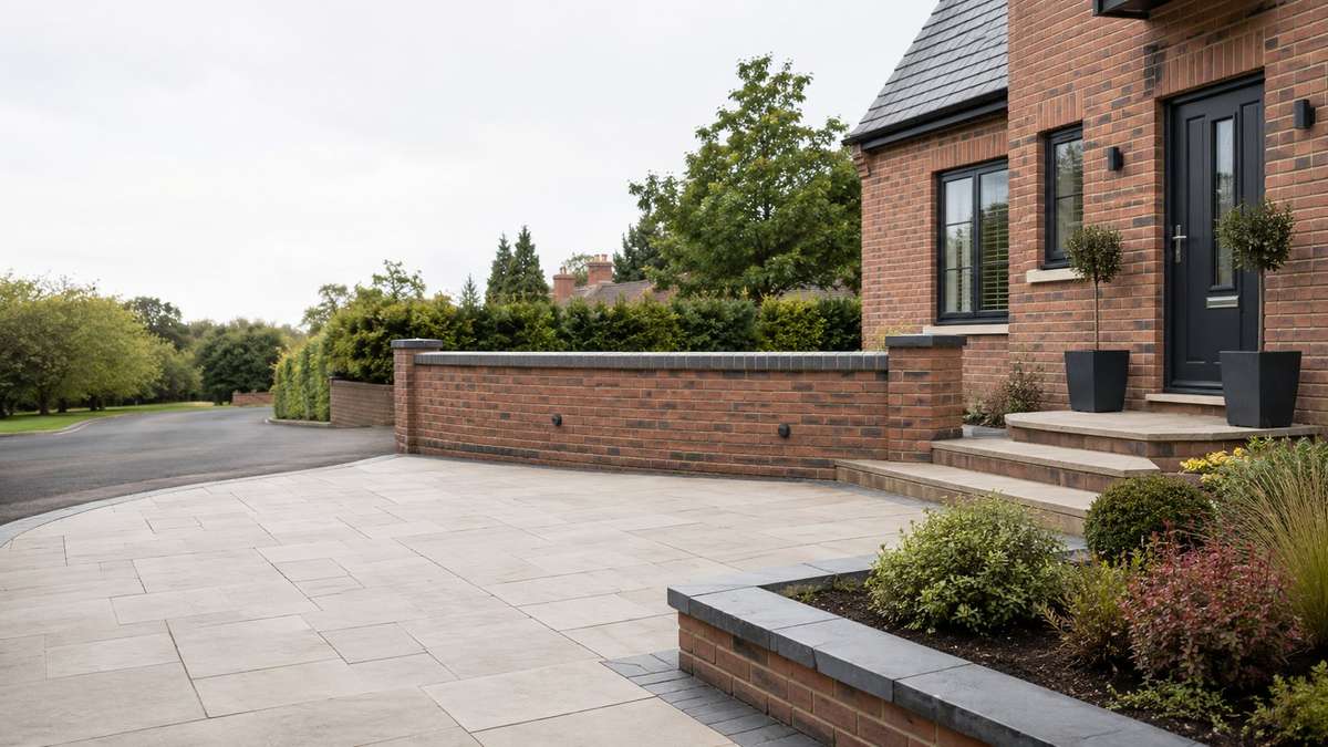 Completed paving work by TMH Quality Construction