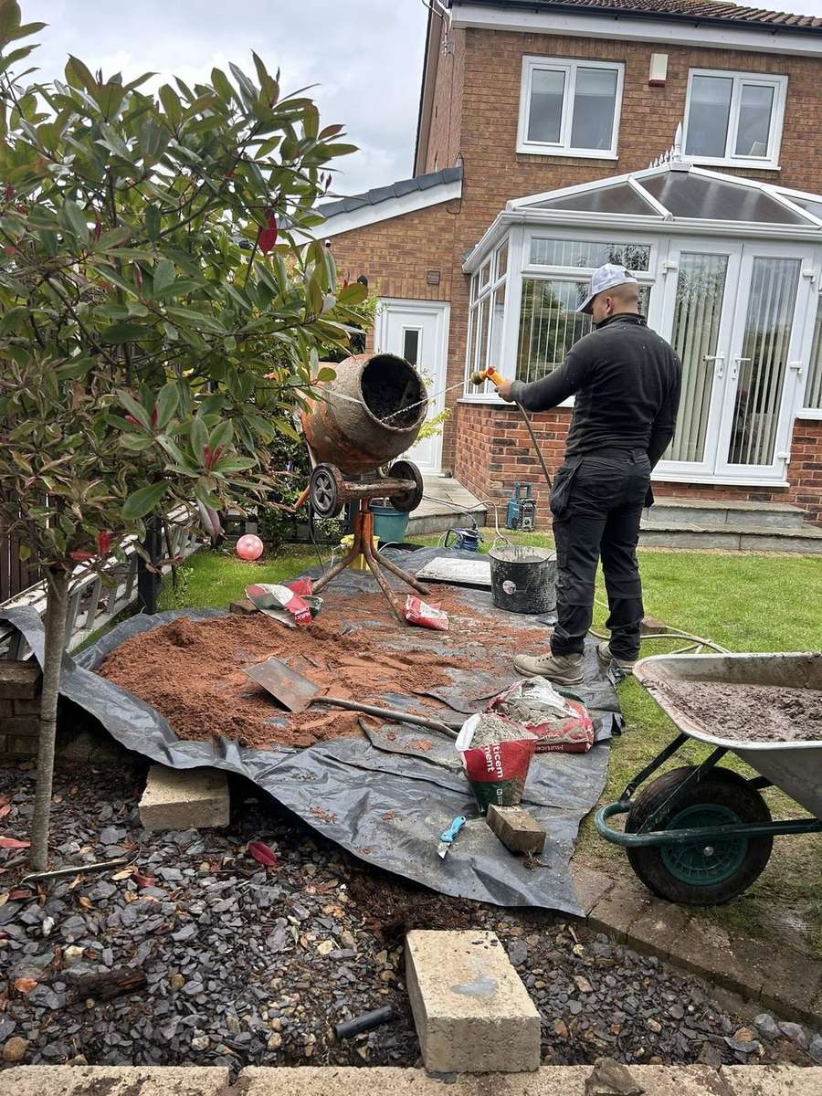 Landscaping work completed by TMH Quality Construction